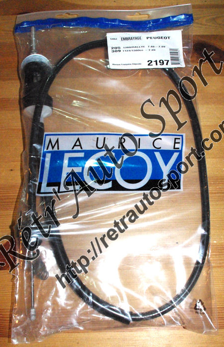 Cable embrayage MAURICE LECOY 205 Rallye 08.1988 -> 07.1989