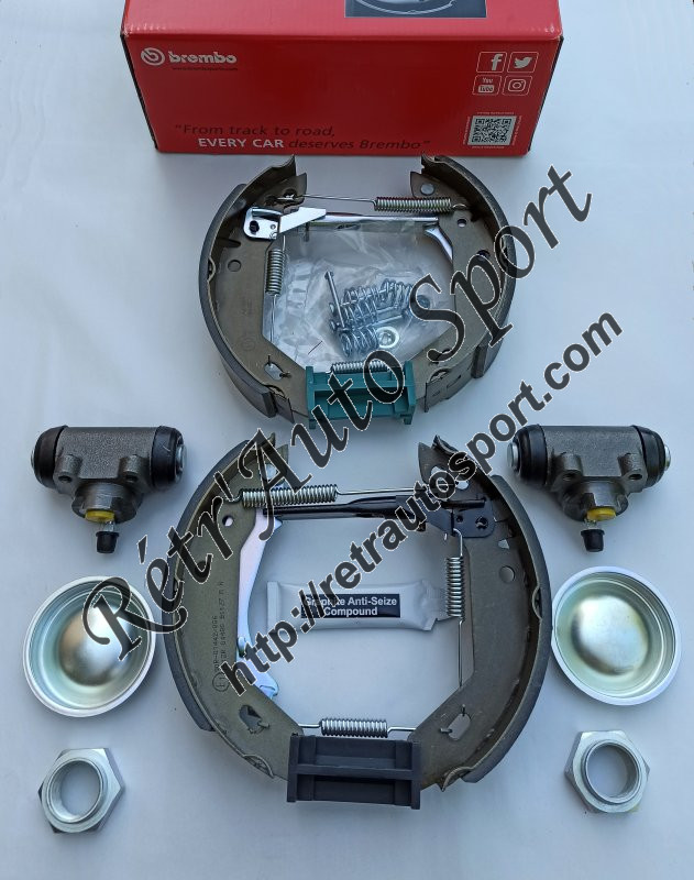 Kit complet freins à tambours BREMBO 205 Rallye / GTI 1.6