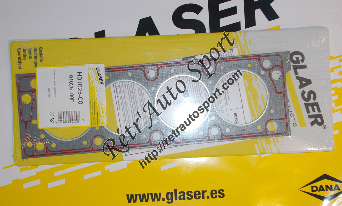 Joint de culasse GLASER 1,20 mm 205 GTI 1.6 / 1.9 - 309 GTI / GTI 16