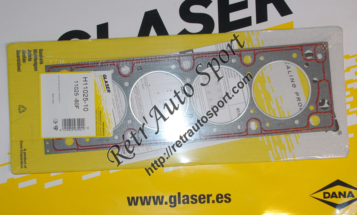 Joint de culasse GLASER 1,50 mm 205 GTI 1.6 / 1.9 - 309 GTI / GTI 16