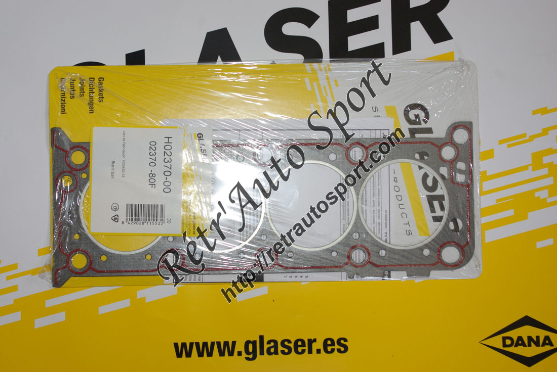 Joint de culasse 1,20 mm centreur 14 mm GLASER Visa Chrono - 104 ZS / ZS2 - Samba Rallye 1360