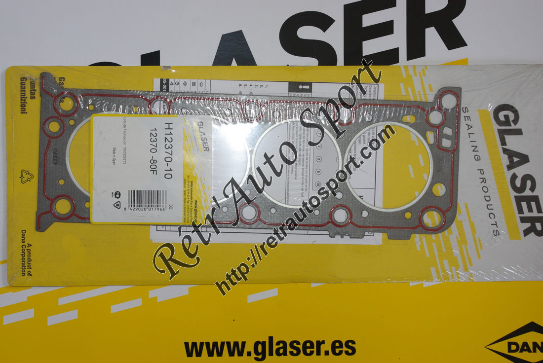 Joint de culasse 1,40 mm centreur 14 mm GLASER Visa Chrono - 104 ZS / ZS2 - Samba Rallye 1360